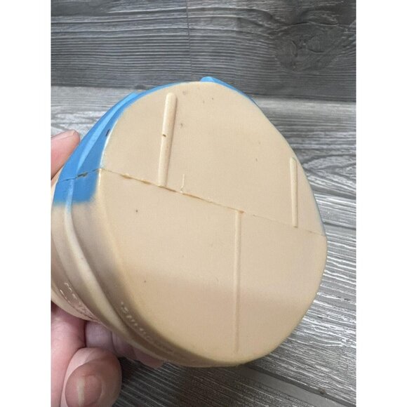 Fred Flintstone Vintage 1968 Vitamins Figure Head Plastic Cup Mug Set of 2 - Picture 8 of 10